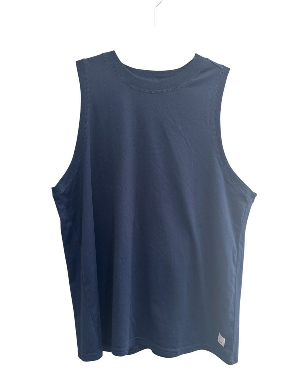 Vuori Energy Top Long Tank Top Womens Small Coastal Blue Navy Performance #NE231